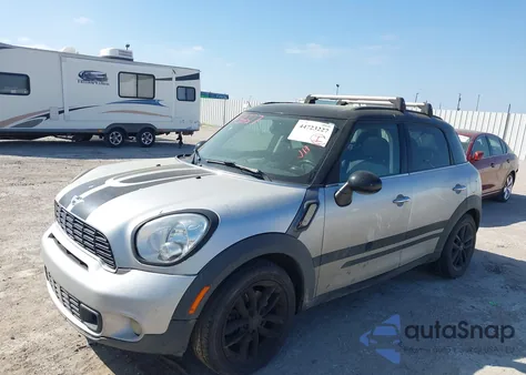 2013 Mini Countryman Cooper S z USA, uszkodzony, nr VIN WMWZC3C57DWP22122